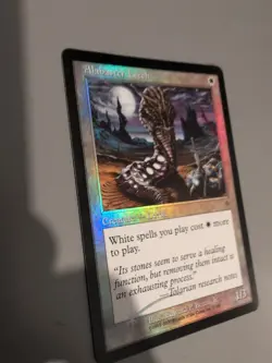 Alabaster Leech. MTG Card. Invasion. Foil. Old Vintage Border. - Image 3