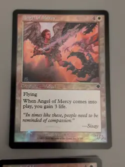 Angel of Mercy x2 MTG Card. Invasion. Foil. Old Vintage Border. - Image 5
