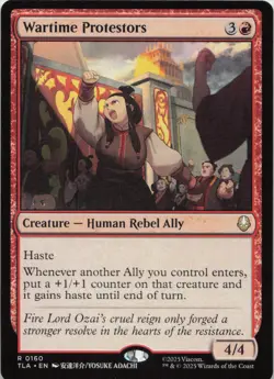 Wartime Protestors R Avatar: The Last Airbender 160 NM MTG - Image 1