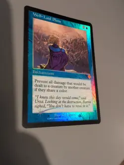 Well-Laid Plans. Enchantment MTG Card. Invasion. Foil. Old Vintage Border. - Image 5