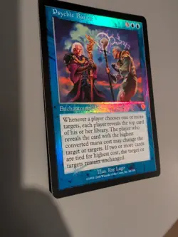 Psychic Battle. Enchantment MTG Card. Invasion. Foil. Old Vintage Border. - Image 4