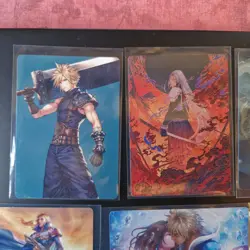 ✨MTG Magic 6 Cartes Art Series Together, Cloud, Nibelheim ...Final Fantasy - Image 2