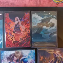 ✨MTG Magic 6 Cartes Art Series Together, Cloud, Nibelheim ...Final Fantasy - Image 3