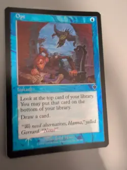 Opt. Instant MTG Card. Invasion. Foil. Old Vintage Border. - Image 3