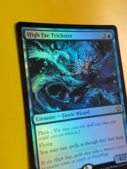 High Fae Trickster. FOIL Faerie Wizard, FDN Magic the Gathering Card. - Image 5