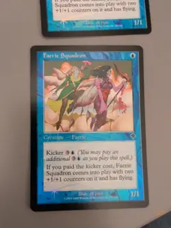 Faerie Squadron x2 MTG 2 Card. Invasion. Foil. Old Vintage Border. - Image 2