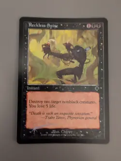 Reckless Sprite. Instant MTG Card. Invasion. Foil. Old Vintage Border. - Image 1