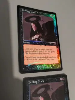 Defiling Tears x2 Instant MTG 2 Card. Invasion. Foil. Old Vintage Border. - Image 3