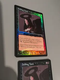 Defiling Tears x2 Instant MTG 2 Card. Invasion. Foil. Old Vintage Border. - Image 5