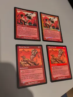 Shivan Emissary x2, Shivan Harvest MTG 4 Card. Invasion. Foil. Old Vintage - Image 1