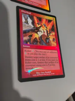 Overload x2 Instant MTG 2 Card. Invasion. Foil. Old Vintage Border. - Image 2