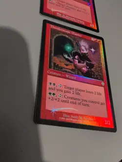 Thunderscape Master & Apprentice MTG 2 Card. Invasion. Foil. Old Vintage Border. - Image 4