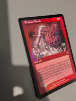 Bend or Break. Sorcery MTG Card. Invasion. Foil. Old Vintage Border. - Image 3
