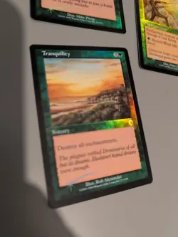 Whip Silk,Wallop,Tranquility MTG 3 Card. Invasion. Foil. Old Vintage Border. - Image 2