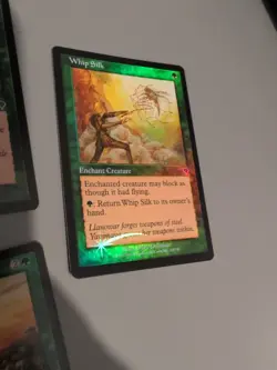 Whip Silk,Wallop,Tranquility MTG 3 Card. Invasion. Foil. Old Vintage Border. - Image 4