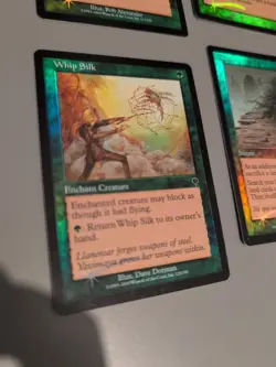 Wallop,Whip Silk,Tranquility, harrow MTG 4 Card. Invasion. Foil. Old Vintage - Image 2