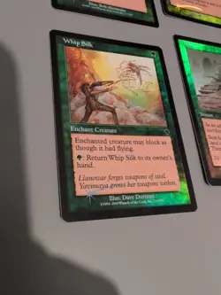 Wallop,Whip Silk,Tranquility, harrow MTG 4 Card. Invasion. Foil. Old Vintage - Image 3