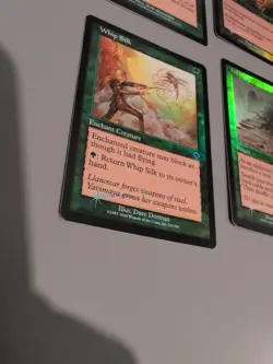 Wallop,Whip Silk,Tranquility, harrow MTG 4 Card. Invasion. Foil. Old Vintage - Image 4