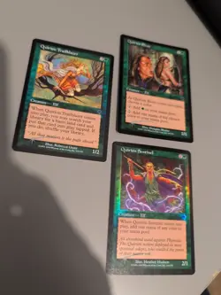 Quirion Sentinel,Trailblazer & Elves MTG 3 Card. Invasion. Foil. Old Vintage - Image 1