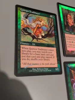 Quirion Sentinel,Trailblazer & Elves MTG 3 Card. Invasion. Foil. Old Vintage - Image 4