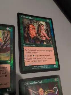 Quirion Sentinel,Trailblazer & Elves MTG 3 Card. Invasion. Foil. Old Vintage - Image 5