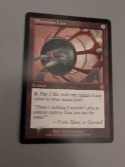 Phyrexian Lens. Artifact. MTG Card. Invasion. Foil. Old Vintage Border. - Image 1