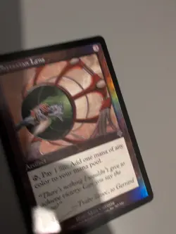 Phyrexian Lens. Artifact. MTG Card. Invasion. Foil. Old Vintage Border. - Image 3