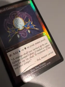 Drake-Skull Cameo. Artifact MTG Card. Invasion. Foil. Old Vintage Border. - Image 5