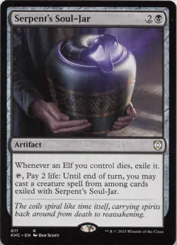Serpent's Soul-Jar R Commander: Kaldheim 11 LP-NM - Image 1