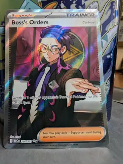 Boss’s Orders 256/217 Ultra Rare Full Art Pokemon TCG Ascended Heroes NM - Image 1