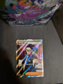 Boss’s Orders 256/217 Ultra Rare Full Art Pokemon TCG Ascended Heroes NM - Image 4
