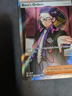 Boss’s Orders 256/217 Ultra Rare Full Art Pokemon TCG Ascended Heroes NM - Image 5