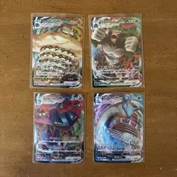 Lot Of 4 Japanese Pokemon VMAX Cards NM - Image 1