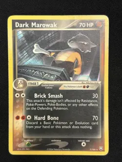 Dark Marowak 7/109 Non Holo Team Rocket Returns Heavily Played Pokemon Card - Image 1