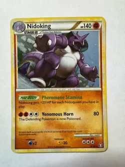 Pokemon Nidoking 6/102 Holo Rare Pre-owned - Image 1