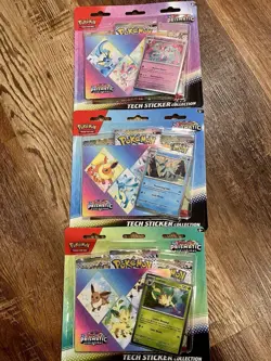 🔥BRAND NEW-Pokemon TCG Prismatic Evolutions Tech Sticker Collection-Set of 3🔥 - Image 1