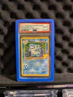 Pokemon TCG Blastoise Holo Rare 2/102 Celebrations Classic Collection PSA 10 GM - Image 1
