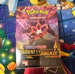 Pokemon TCG: Sword & Shield DARKNESS ABLAZE Build & Battle Kit Factory Sealed - Image 1