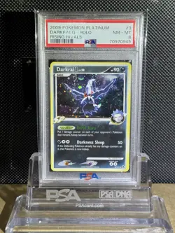 2009 Pokemon Platinum Rising Rivals Darkrai G Holo NM-MT 8 - Image 1