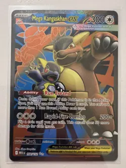 2025 Pokemon Mega Evolution Kangaskhan ex Ultra Rare #164/132 NM - Image 1