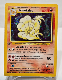 Ninetales 12/102 Holo Rare 1st Edition Base Set SPANISH Pokemon 7332 - Image 1