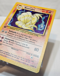 Ninetales 12/102 Holo Rare 1st Edition Base Set SPANISH Pokemon 7332 - Image 2