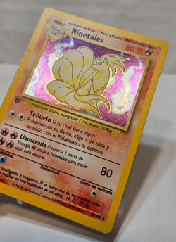 Ninetales 12/102 Holo Rare 1st Edition Base Set SPANISH Pokemon 7332 - Image 3