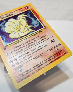 Ninetales 12/102 Holo Rare 1st Edition Base Set SPANISH Pokemon 7332 - Image 5