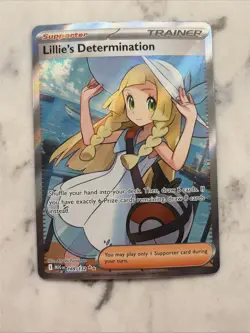 Pokemon TCG Lillie's Determination Full Art 169/132 Mega Evolution Mint!! New UR - Image 1