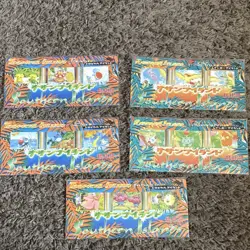 Pokemon Southern Islands Japanese Sealed Promo Packs Lot - 5 Packs - Image 1