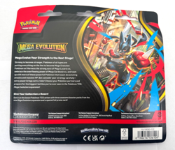 Pokemon Mega Evolution 3 Pack Blister Scarlet & Violet Sealed w/ Psyduck Promo - Image 3