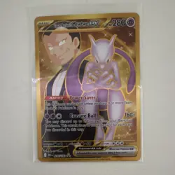 Pokemon Team Rocket's Mewtwo ex 240/182 Sv10: Destined Rivals Holo Hyper Rare EX - Image 1