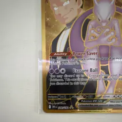 Pokemon Team Rocket's Mewtwo ex 240/182 Sv10: Destined Rivals Holo Hyper Rare EX - Image 5