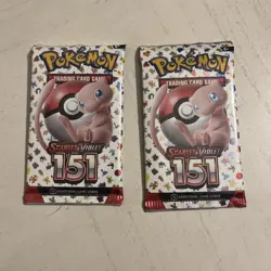 (2) Pokemon 151 Booster Pack Scarlet & Violet English Unweighed Factory Sealed - Image 1